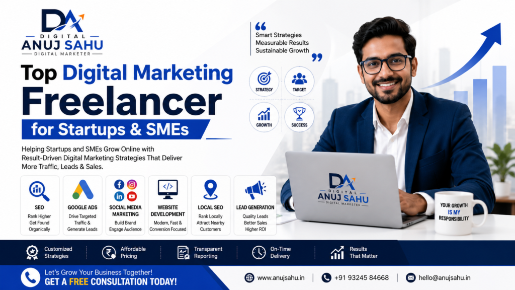 Digital Anuj Sahu: Top Digital Marketing Freelancer for Startups & SMEs
