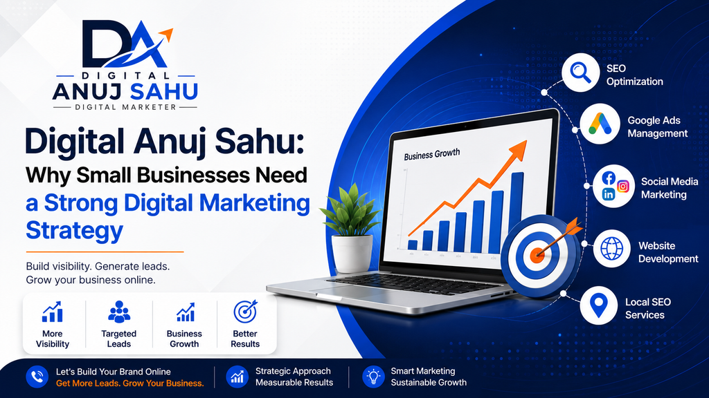 Digital Anuj Sahu: Why Small Businesses Need a Strong Digital Marketing Strategy